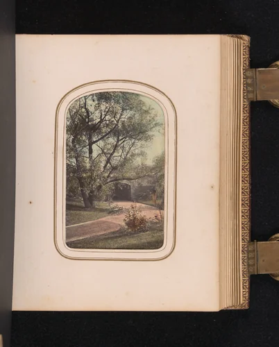 [Carte-de-visite Album of Central Park Views] by Stacy, book, 1860-1869
