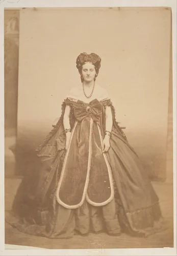 Le noeud rouge by Pierre-Louis Pierson, photograph, 1860-1869