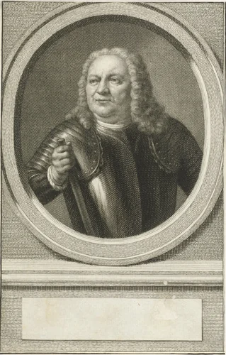 Portret van Hendrik Grave by Jacob Houbraken, print, 1747-1759