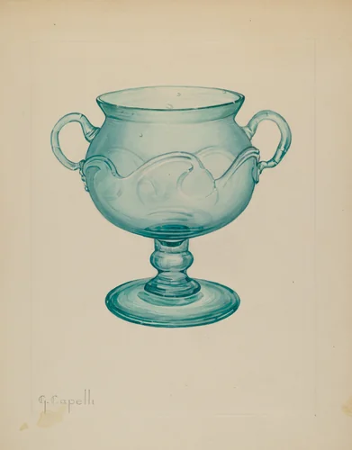 Pitcher by Giacinto Capelli, index of american design, 1937