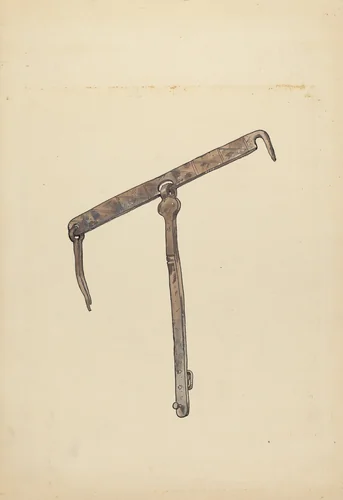 Latch by Geoffrey Holt, index of american design, 1935-1942