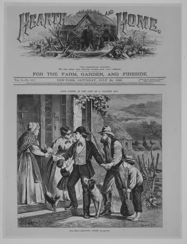 Hearth and Home by Pettengil, Bates & Co., book, 1868-1870