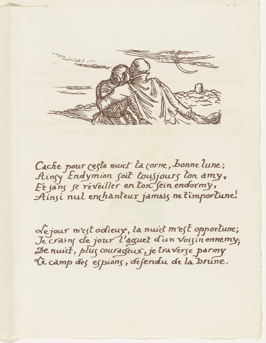 Headpiece (folio 91) from Les Amours (The Loves) by Émile Bernard, illustrated book, 1915