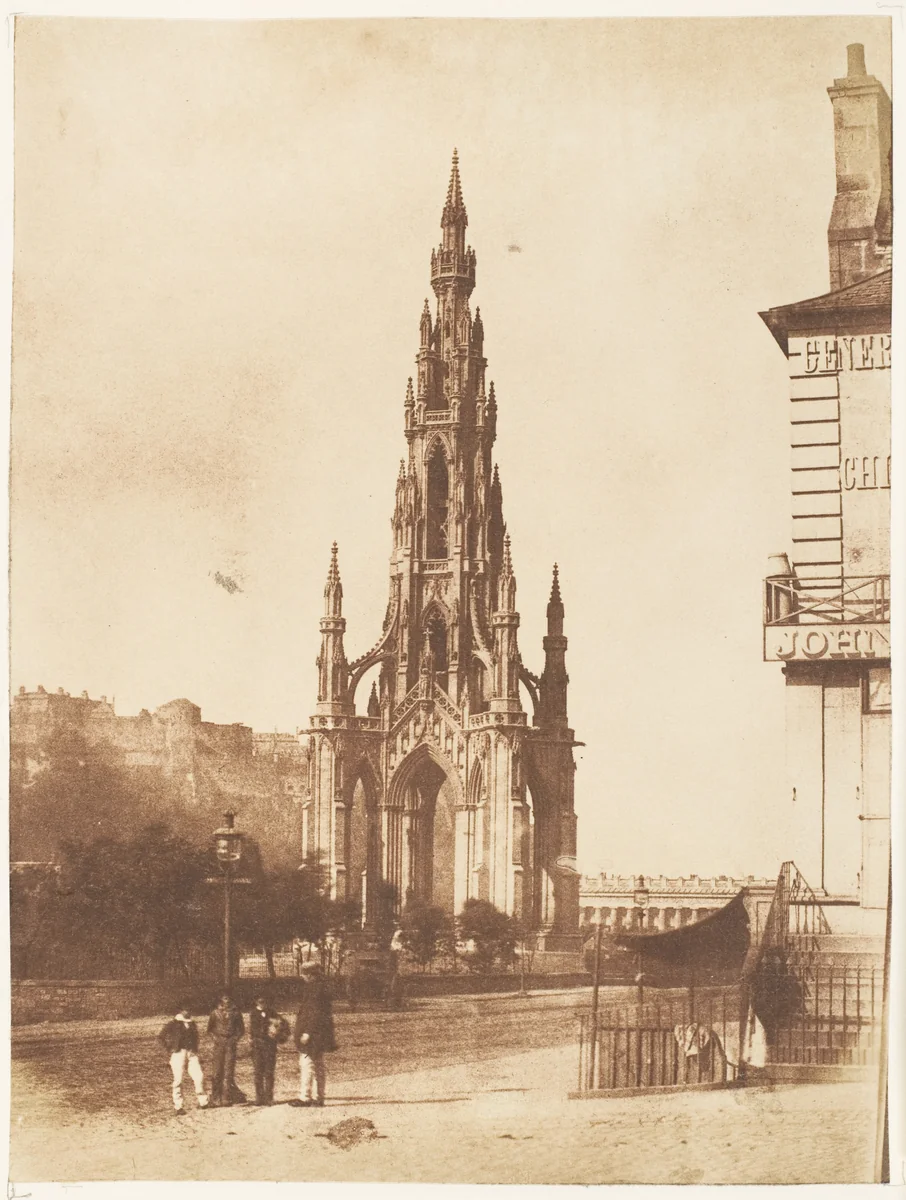 Edinburgh. The Scott Monument by Hill and Adamson, photograph, 1843-1847