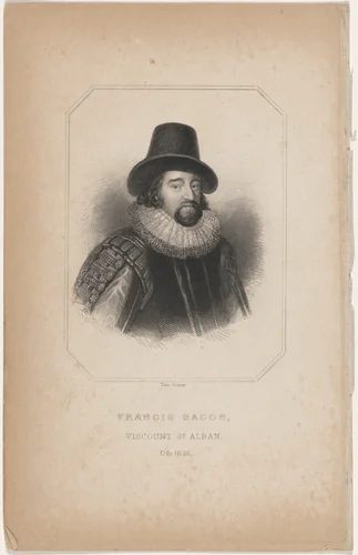 Francis Bacon, Viscount Saint Alban by Anonymous Artist, print