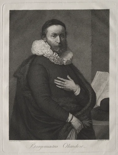 The Dutch Burgomaster by Giuseppe Longhi, print, 1811