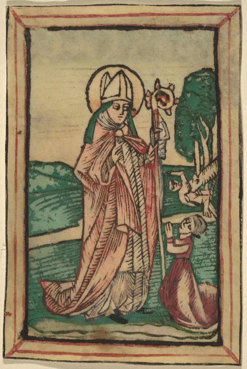 Saint Poppo by Netherlandish 15th Century, print, 1475