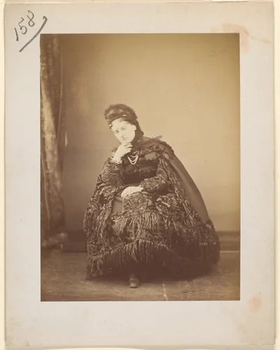 Le Caracul (L'Astrakhan) by Pierre-Louis Pierson, photograph, 1860-1869