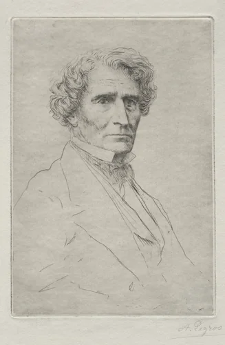 Hector Berlioz by Alphonse Legros, print, 1857-1911