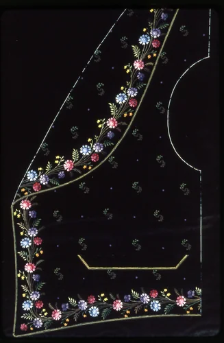 Waistcoat Design by England or France, textile, 1830-1849