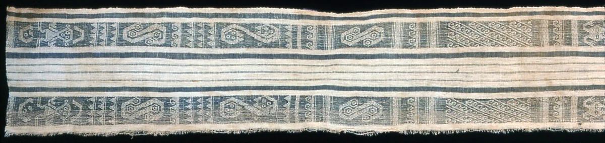 Fragment by Chimú, textile, 1250-1532