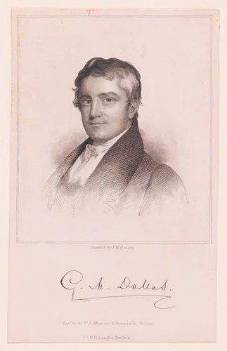 George Miflin Dallas by Patrick Reason, print, 1830-1866