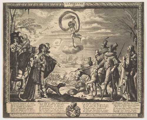 The Fortune of France by Abraham Bosse, print, 1633-1643