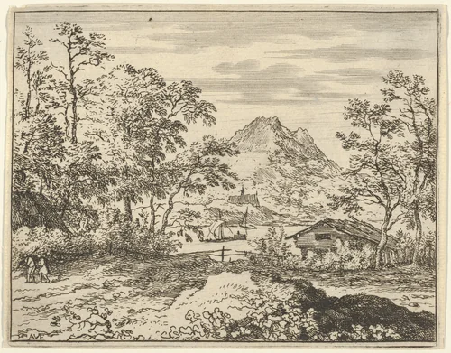 The Broad River by Allart van Everdingen, print, 1621-1675