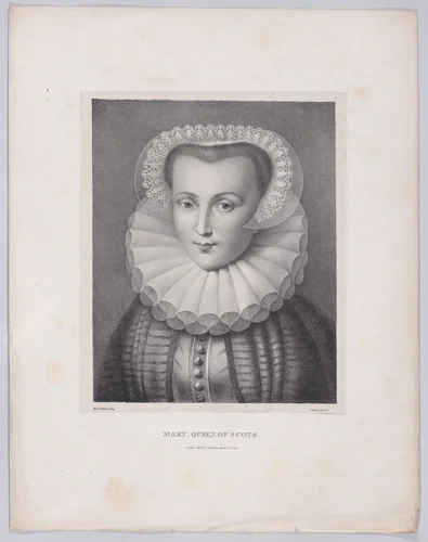 Mary, Queen of Scots by Fabroni, print, 1824