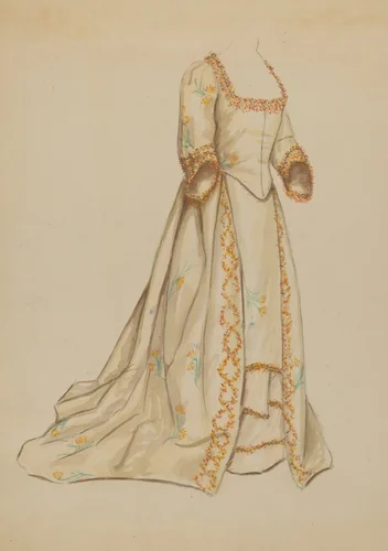 Dress by Nancy Crimi, index of american design, 1935-1942