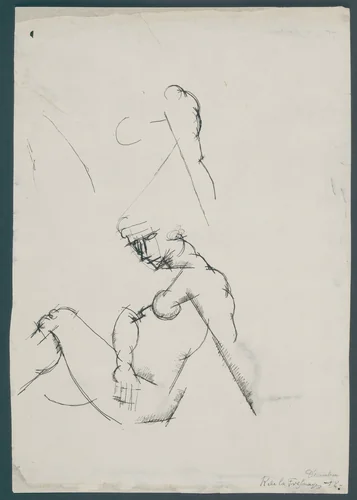 Study for Conjugality by Roger de La Fresnaye, drawing, 1912