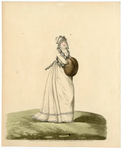 Fashion plate by Nicolaus Heideloff, artwork, 1799