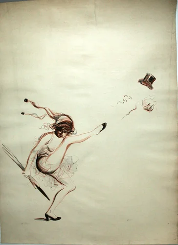 1st Exhibition of the Humorists (2nd Version) by Jean-Louis Forain, print, 1911