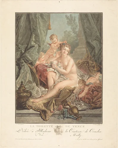 La toilette de Venus by Jean-François Janinet, print, 1783