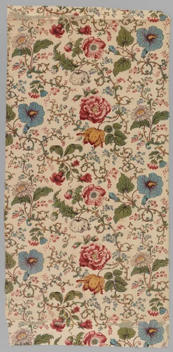 Piece by Bannister Hall, textile, 1828-1838