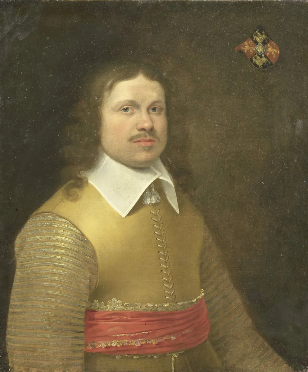Portrait of Herman van der Hem van Nederstein (died 1671) by Monogrammist IVA, painting, 1645