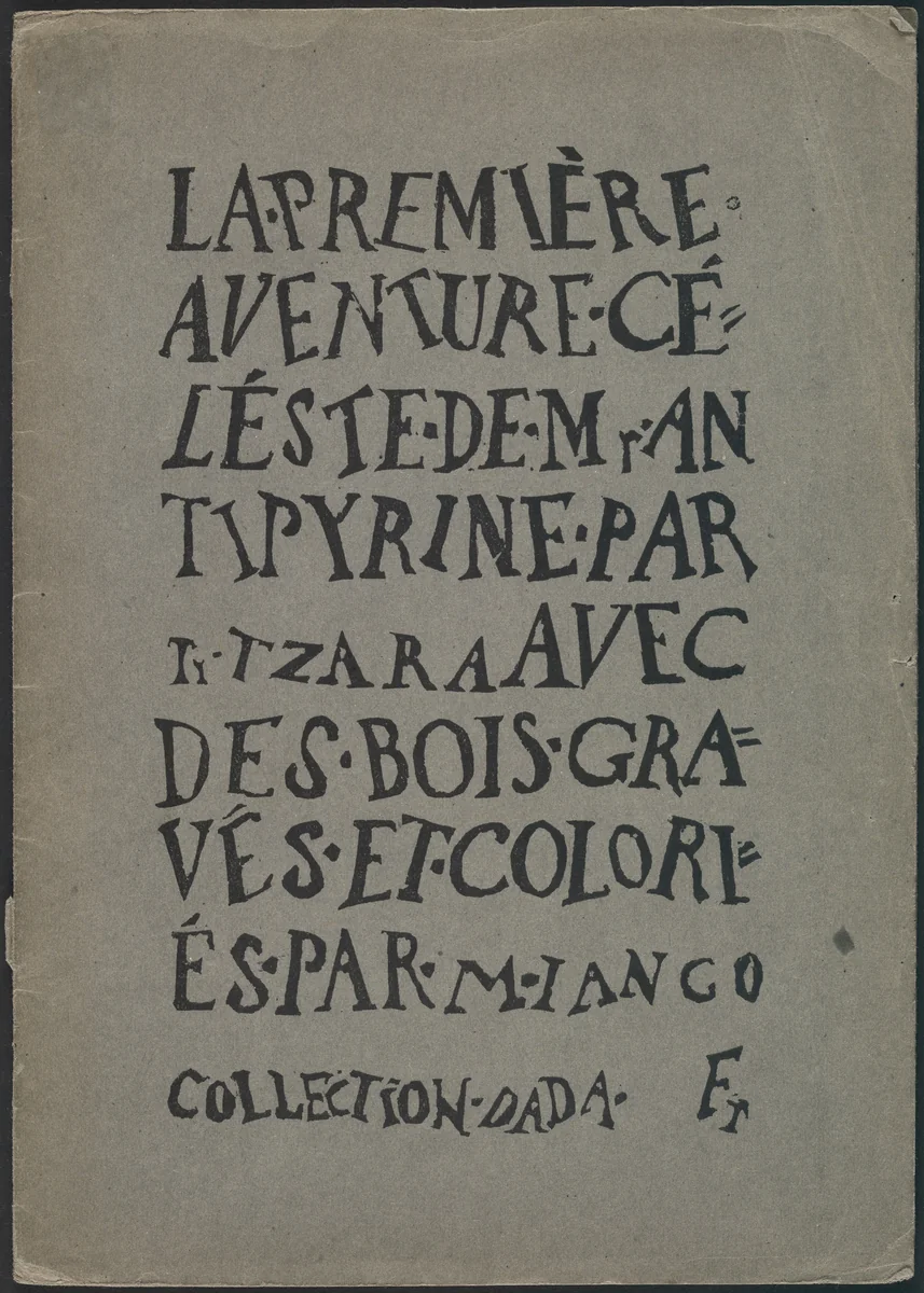 La Première aventure céléste de Mr Antipyrine by Marcel Janco, illustrated book, 1916