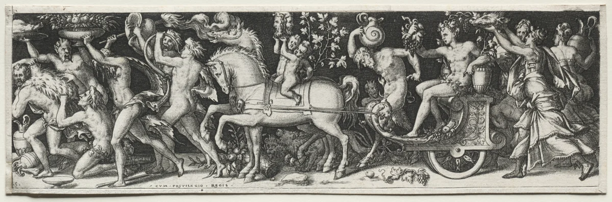 Combats and Triumphs by Etienne Delaune, print, 1550-1572
