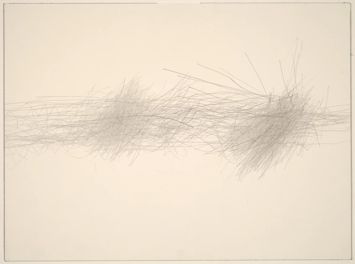 Subway Drawing by William Anastasi, drawing, 1979