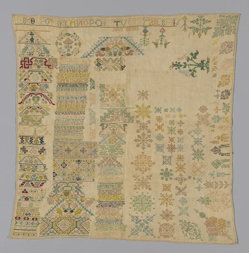 Sampler by Germany, textile, 1601-1700