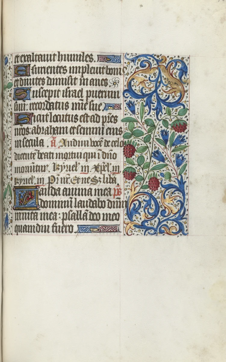 Book of Hours (Use of Rouen): fol. 108r by Master of the Geneva Latini, book, 1465-1475