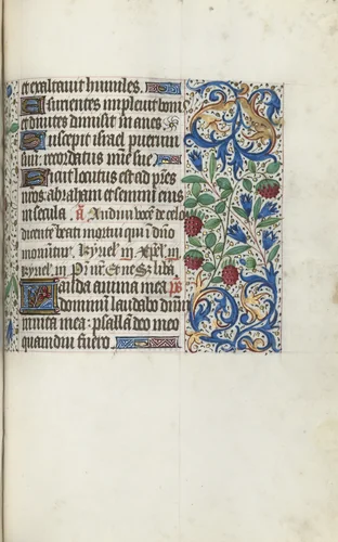 Book of Hours (Use of Rouen): fol. 108r by Master of the Geneva Latini, book, 1465-1475