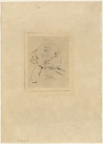 Berthe Morisot by Pierre-Auguste Renoir, print, 1887-1897