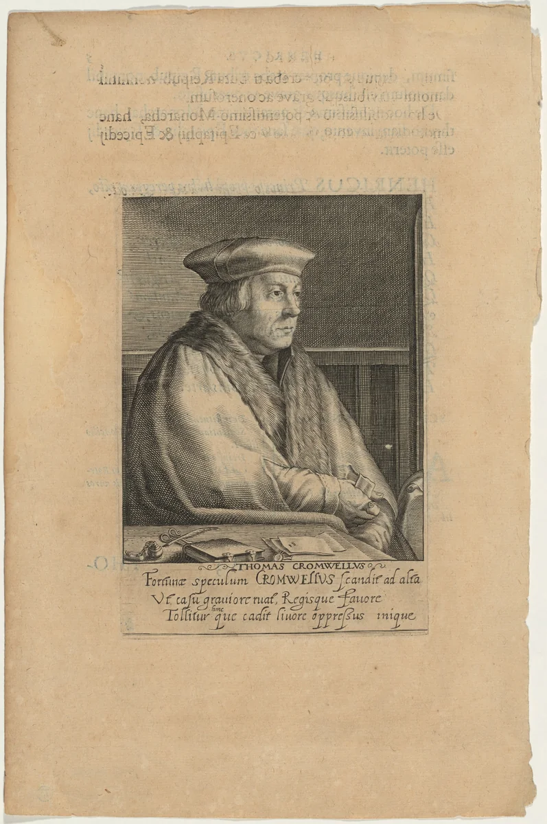 Thomas Cromwell, Earl of Essex by Magdalena van de Passe
Willem de Passe, print, 1620