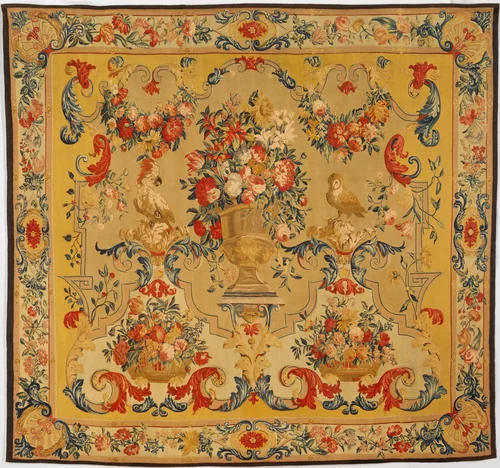 Arabesques from a set of three or more pieces by Andien de Clermont, textile, 1720-1730