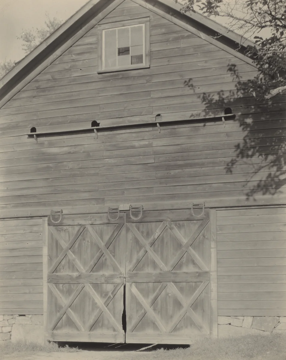 The Barn by Alfred Stieglitz, photograph, 1922