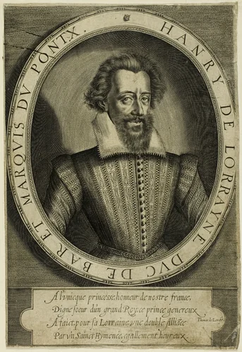 Henri II, Duc de Lorraine by Thomas de Leeuw, print, 1595-1610