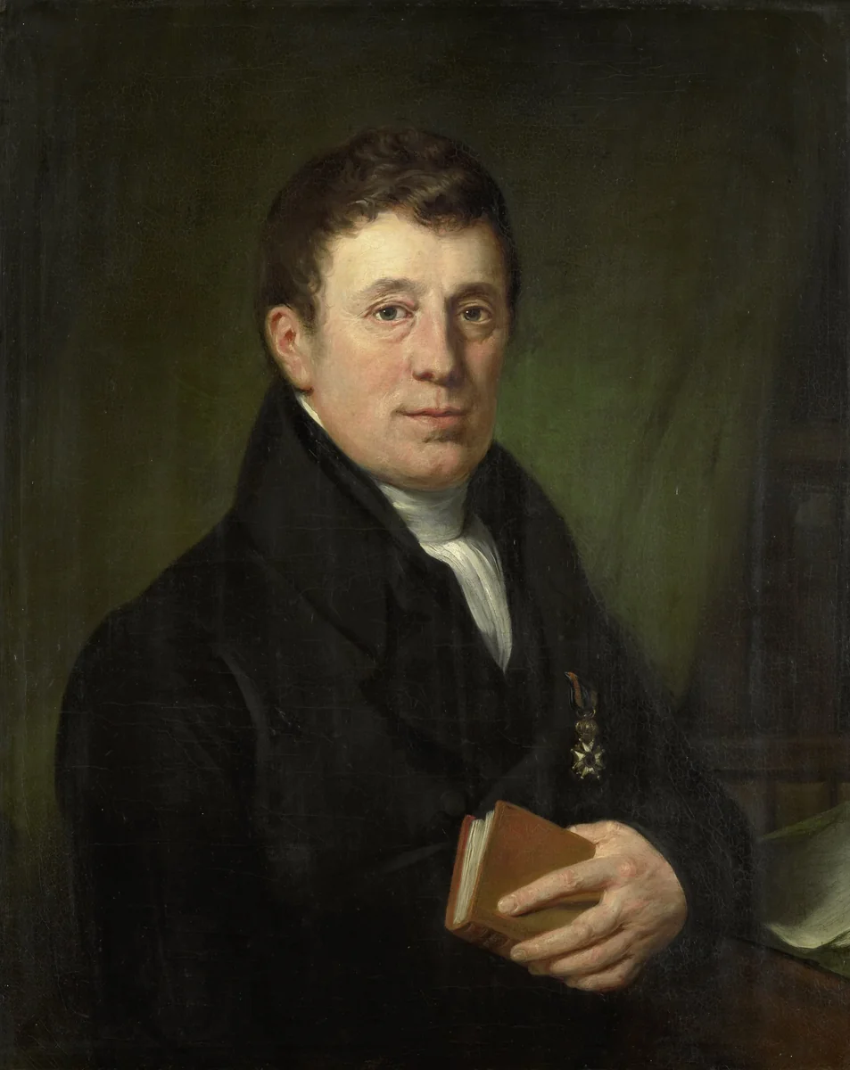 Hendrik Harmen Klijn (1773-1856). Dichter by Jan Willem Pieneman, painting, 1820-1853