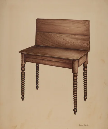 Table - Folding Top by Harold Oldfield, index of american design, 1940