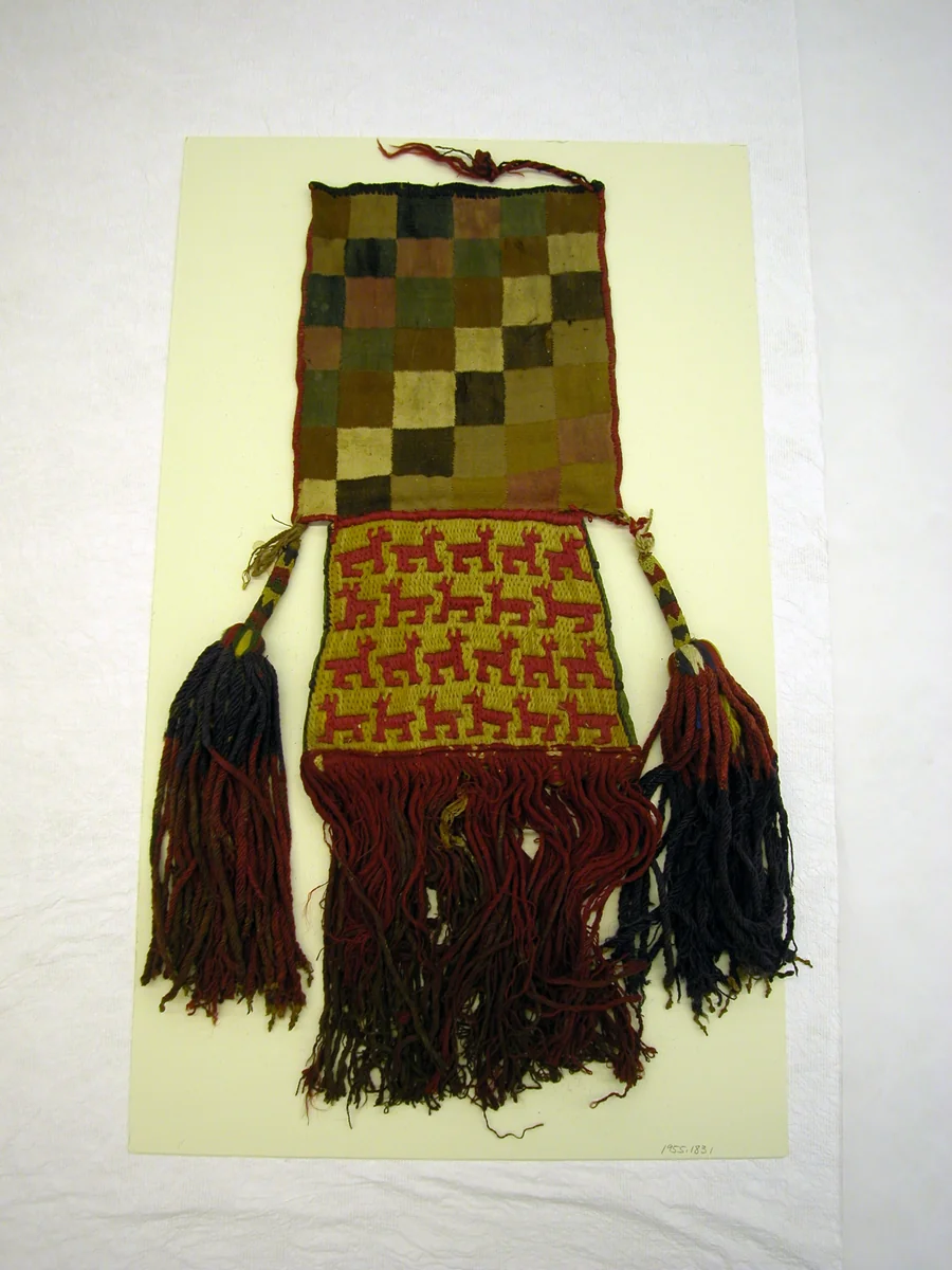 Coca Bag by Provincial Inca, textile, 1476-1532