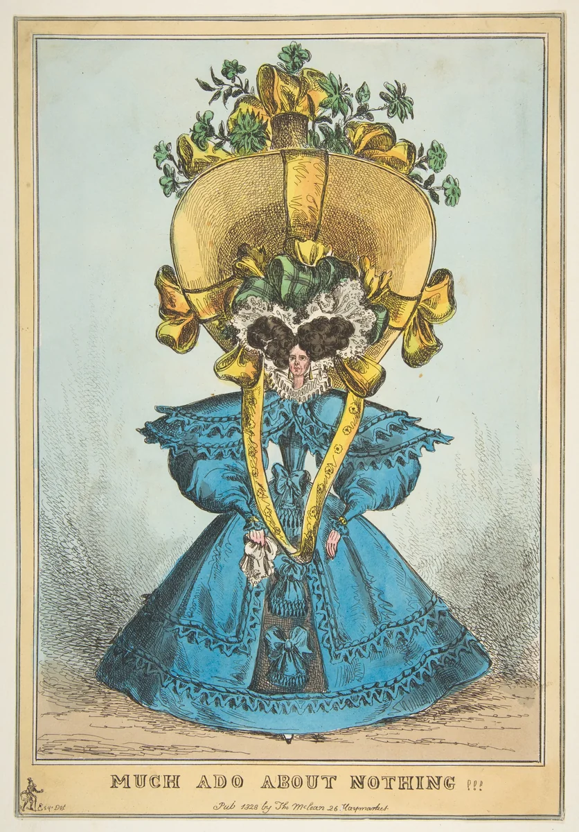 Much Ado About Nothing by William Heath, print, 1828