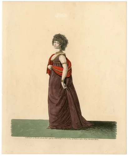 Fashion plate by Nicolaus Heideloff, artwork, 1796