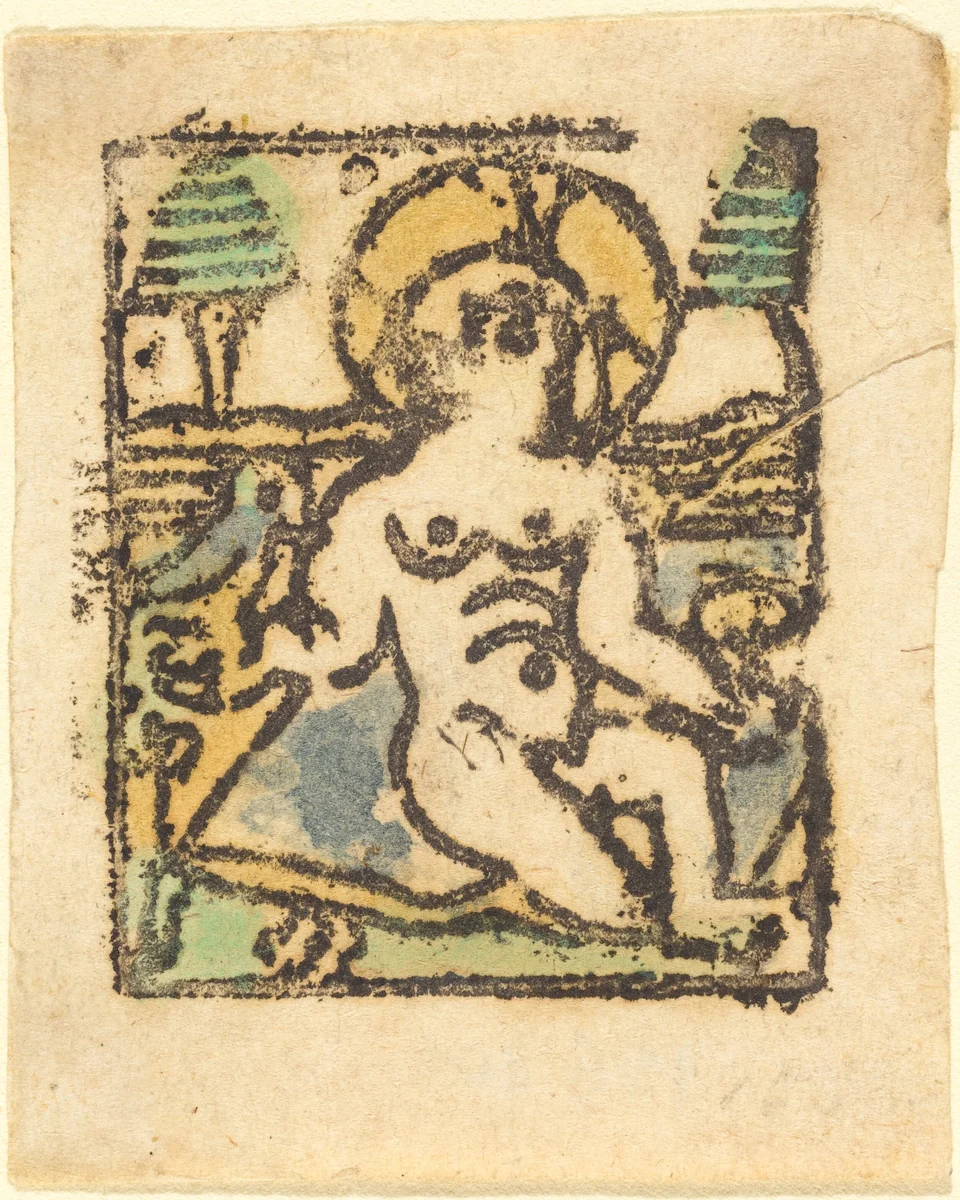 Christ Child with Bird by German 15th Century, print, 1480