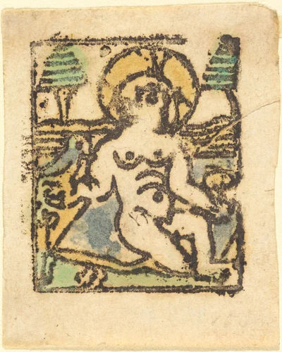 Christ Child with Bird by German 15th Century, print, 1480