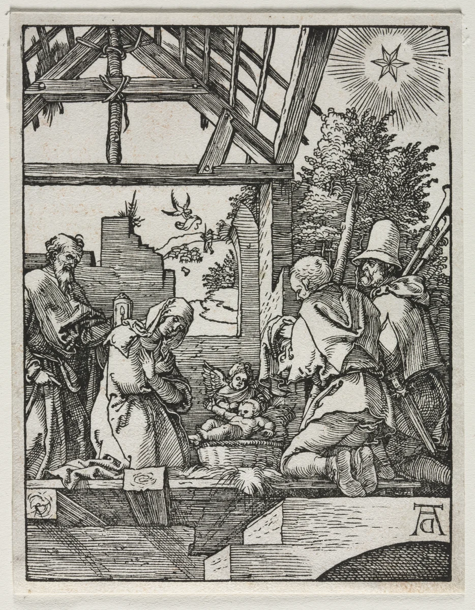 The Small Passion: The Nativity by Albrecht Dürer, print, 1509-1510