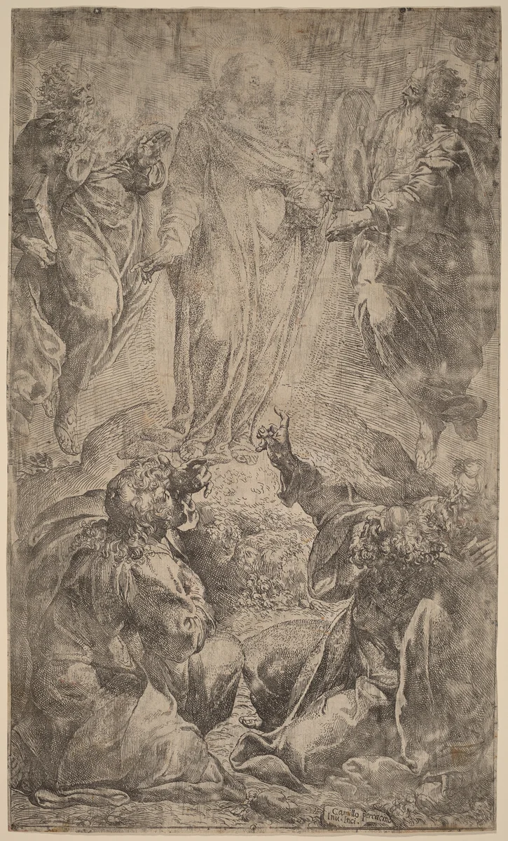 The Transfiguration by Camillo Procaccini, print, 1585-1595