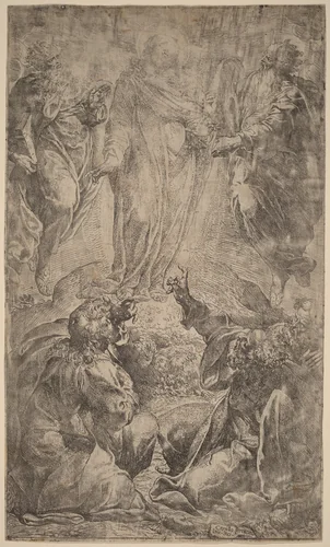 The Transfiguration by Camillo Procaccini, print, 1585-1595