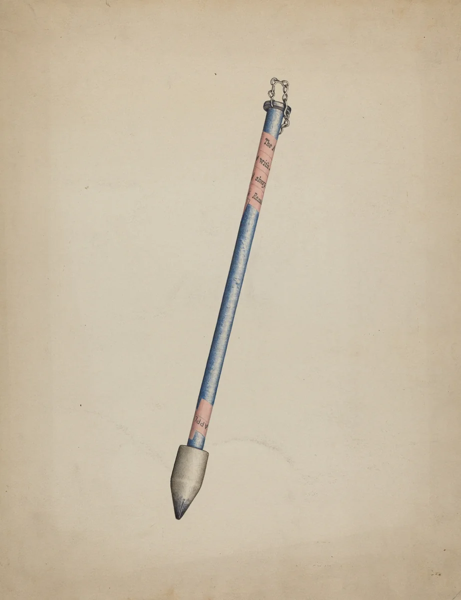Ink Marking Pen by Edward Bashaw, index of american design, 1940
