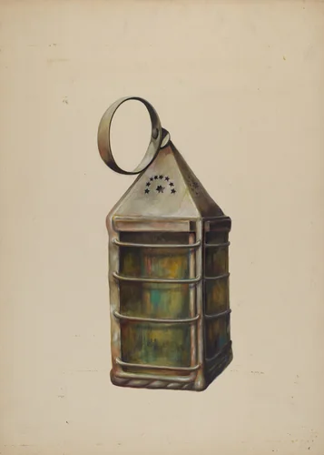 Lantern by Walter Hochstrasser, index of american design, 1938