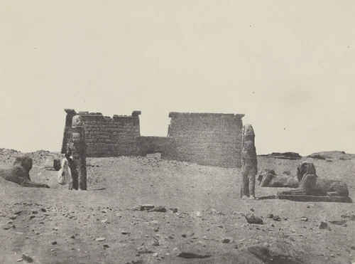 Hémi-Speos de Séboua by Maxime Du Camp, photograph, 1849